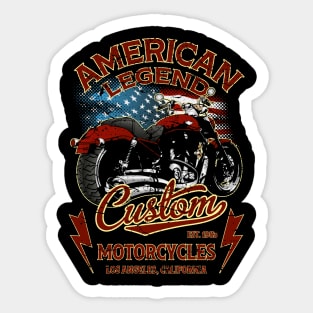 American Legend Custom Motorcycles Sticker